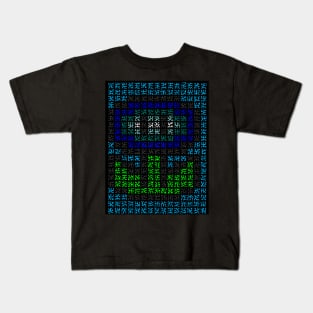 Pixelated Flower Kids T-Shirt